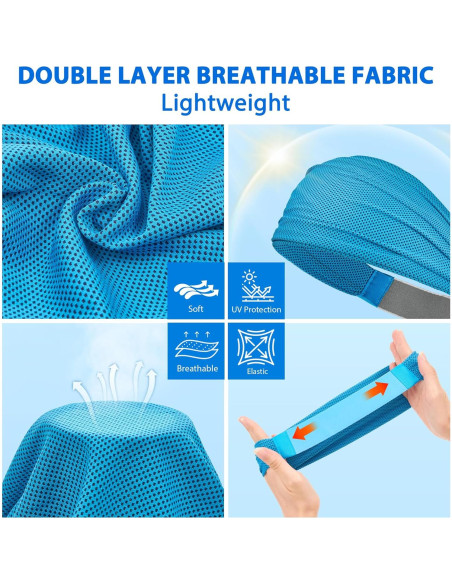 Cinta Ancha Sukeen para Mujeres - Enfriamiento Instantáneo y Antideslizante