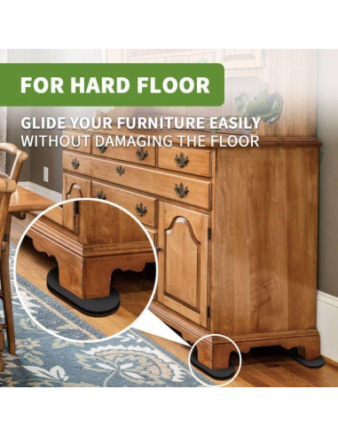 Deslizadores de Muebles 4 PCS COVERCORNER 24.1 cm Fieltro