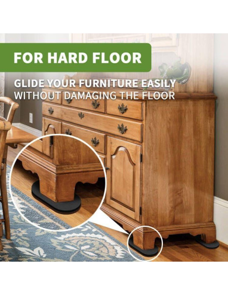 Deslizadores de Muebles 4 PCS COVERCORNER 24.1 cm Fieltro