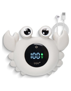 Termómetro de baño digital TKY con juguetes flotantes - Gris