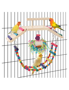 Escalera para Aves ROYALAY 15.2x12.7cm, Accesorios Jaula