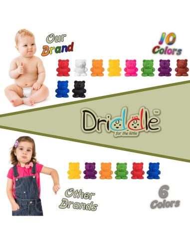Osos de Conteo Coloridos Driddle - 100 Piezas - Juguete Educativo