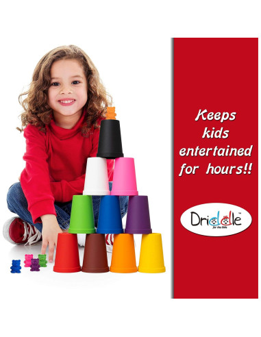 Osos de Conteo Coloridos Driddle - 100 Piezas - Juguete Educativo
