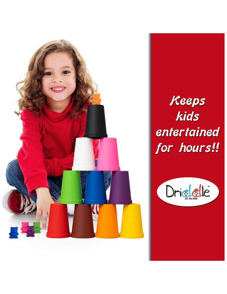 Osos de Conteo Coloridos Driddle - 100 Piezas - Juguete Educativo