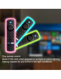 Funda Protectora para Control Remoto Fire TV Stick IRAINSUN 3 Pack 2