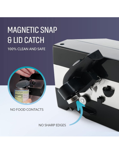 Abridor de Latas Eléctrico ELITRA HOME Bajo Gabinete Negro