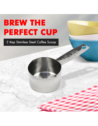 Medidor de Café Chef Craft 29.57 ml Acero Inoxidable 10 cm