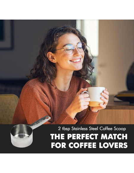 Medidor de Café Chef Craft 29.57 ml Acero Inoxidable 10 cm