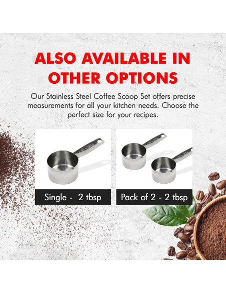 Medidor de Café Chef Craft 29.57 ml Acero Inoxidable 10 cm