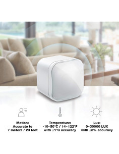 Sensor TriSensor Aeotec Z-Wave Plus 3 en 1 Movimiento Luz Temperatura 2