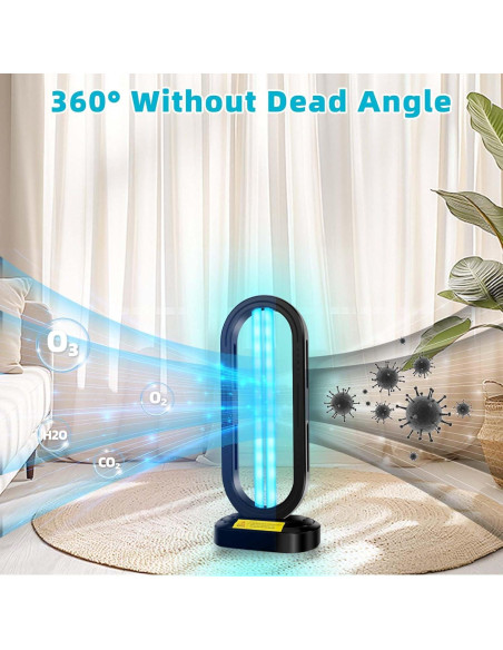 Desinfectante de Luz UV Feefir Portátil con Control Remoto 38W