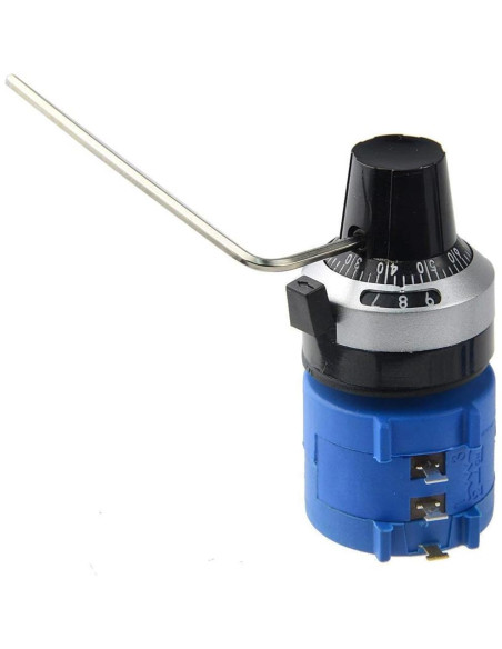 Potenciometro 1K Ohm 10 Giros 2W Onwon con Dial Rotativo