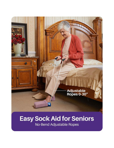 Ayuda para Ponerse Calcetines Kekoy 10.2 cm Azul