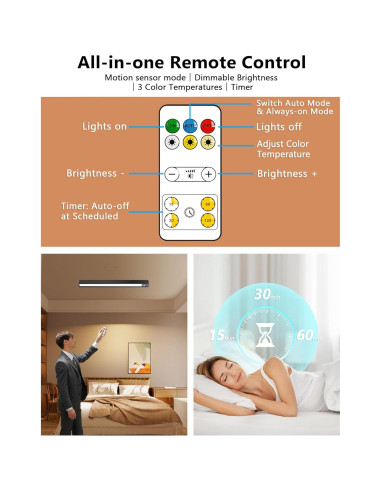 Luz de Techo LED LYTARA 40.64cm con Sensor de Movimiento