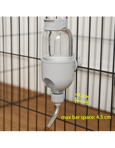 Botella de Agua para Mascotas TOKAYIFE 502ml Gris