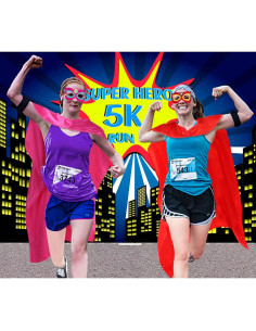 Capa de Superhéroe D.Q.Z para Adultos - Negro, 1.40m x 0.90m 2