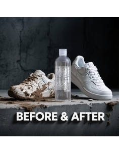 Kit de Limpieza de Zapatos Koudecy - 300ml, Cepillos y Toalla 2