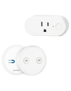 Enchufe Inalámbrico LoraTap con Control Remoto - 30.48m