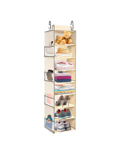Organizador Colgante de Zapatos Roomtalk Beige 8 Estantes 121.92 cm