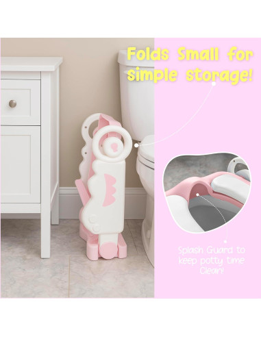 Asiento de Entrenamiento para Baño Bebé Bebeleh Rosa