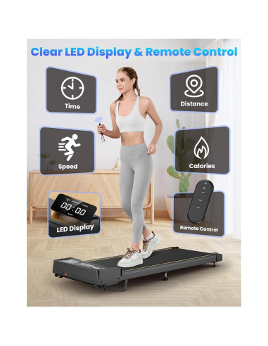 Caminadora Bajo Escritorio JAGJOG JT31-1, 2.5HP, 120kg, Inclinación