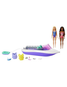 Set de Juego Barbie Poder Sirena con Barco y Accesorios