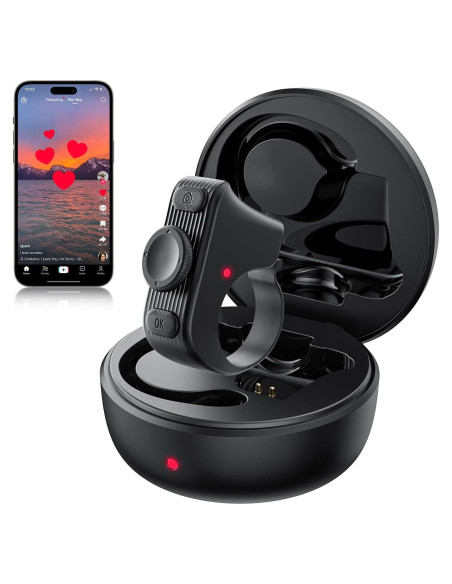 Anillo de Desplazamiento Remoto Bluetooth MILOUZ R1 - Negro