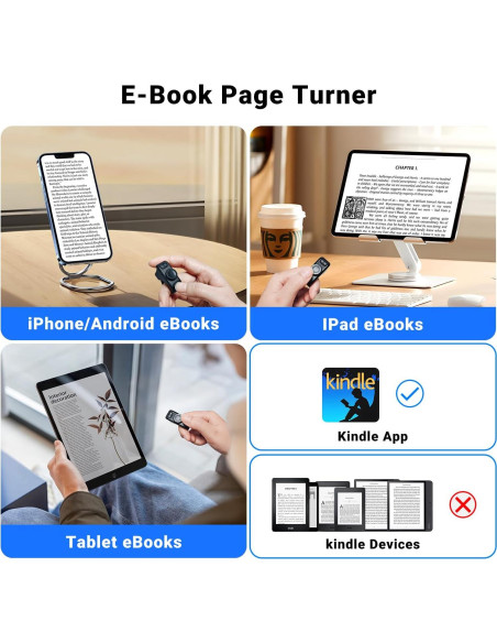 Anillo de Desplazamiento Remoto Bluetooth MILOUZ R1 - Negro