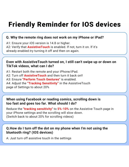 Anillo de Desplazamiento Remoto Bluetooth MILOUZ R1 - Negro