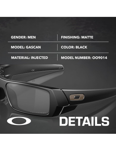 Gafas de Sol Oakley Gascan OO9014 Polarizadas Negras