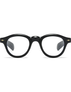 Gafas de Luz Azul NIDOVIX Redondas Unisex con Montura Gruesa 2