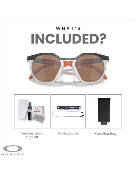 Gafas de sol redondas Oakley OO9242 HSTN 52mm para hombres + kit iWear