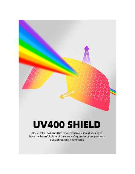 Gafas de sol deportivas InnerKing UV400 para ciclismo y golf