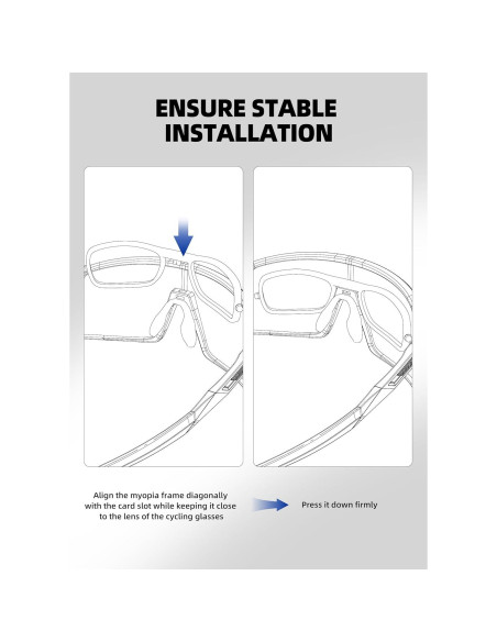Gafas de sol deportivas InnerKing UV400 para ciclismo y golf