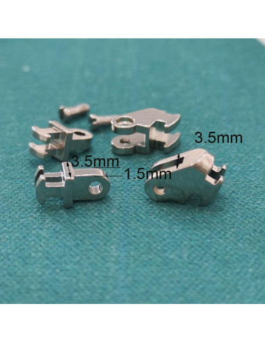 Bisagra oculta para gafas Janky 3.5x1.5mm con tornillos y destornillador