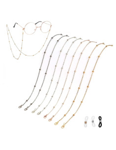 Cadenas para Gafas Piriuuo 8 Pcs Multicolor 70cm Antideslizante