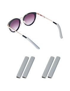Almohadillas de Silicona Gdnmpat para Gafas - 2 Pares Grises