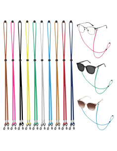Cuerdas para Gafas Multicolor 10 Pcs 35 cm Ajustables