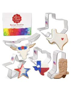 Set de Cortadores de Galletas Ann Clark 5 Piezas Texas