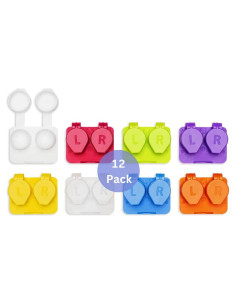 Estuches de Lentes de Contacto Pro Optics (12 unidades)