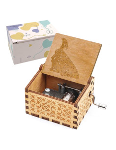 Caja de Música de Madera Pursuestar Fur Elise 8.9x5.8x4.8cm