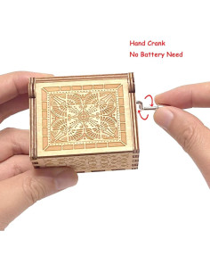 Caja de Música de Madera Pursuestar Fur Elise 8.9x5.8x4.8cm 2