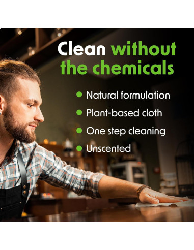 Toallitas de Limpieza Natural Wipex 400 Unidades - Multi Superficie