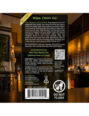 Toallitas de Limpieza Natural Wipex 400 Unidades - Multi Superficie