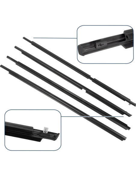 Sello de Moldura de Ventana ItranMc para Toyota 4Runner 2003-2009