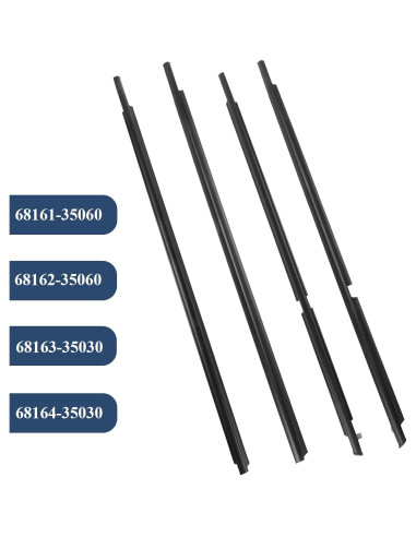 Sello de Moldura de Ventana ItranMc para Toyota 4Runner 2003-2009