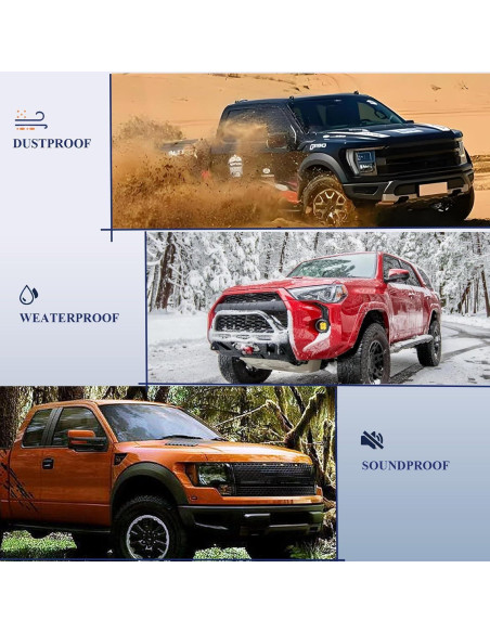 Sello de Moldura de Ventana ItranMc para Toyota 4Runner 2003-2009