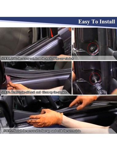 Sello de Moldura de Ventana ItranMc para Toyota 4Runner 2003-2009