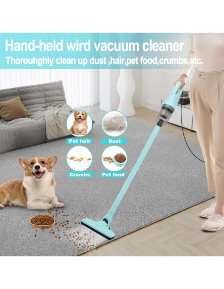 Aspiradora de varilla SIPPON 100W con filtro HEPA y cable