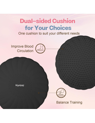 Cojín Inestable Kisnbld 34cm para Niños y Adultos - Mejora Postura